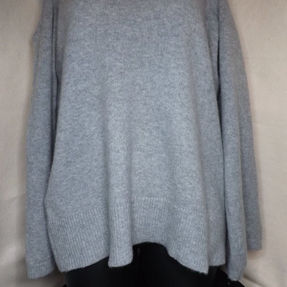 Loft Wool Blend Open Shoulder Sweater- Women's Small - Picture 3 of 9